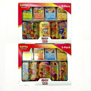 [English 5-Pack Tin] - Costco 151 5-pack Mini Tin Set