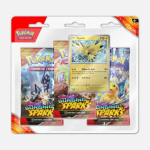 Sealed Surging Sparks 3-Pack Blister Pokémon TCG